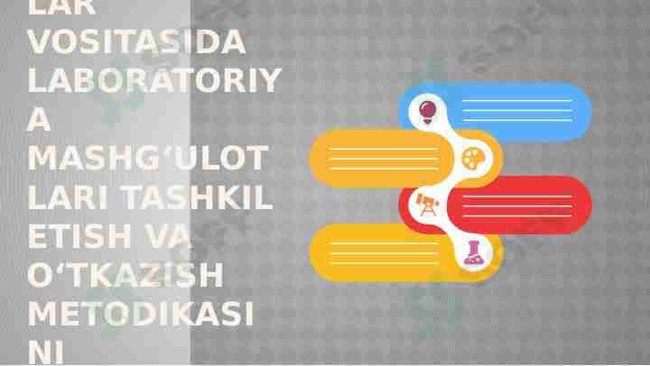 Raqamli texnologiyar yordamida virtual laboratoriyalarni tashkil qilish