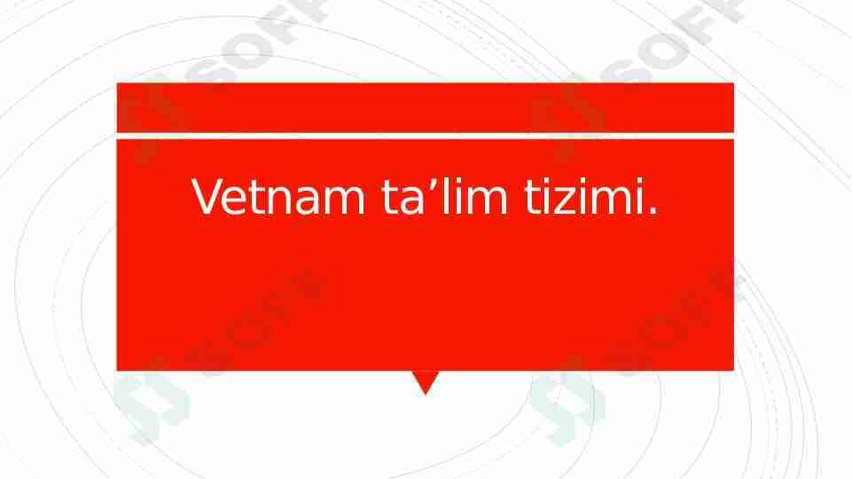 Vetnam ta’lim tizimi