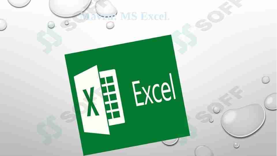 MS Excel