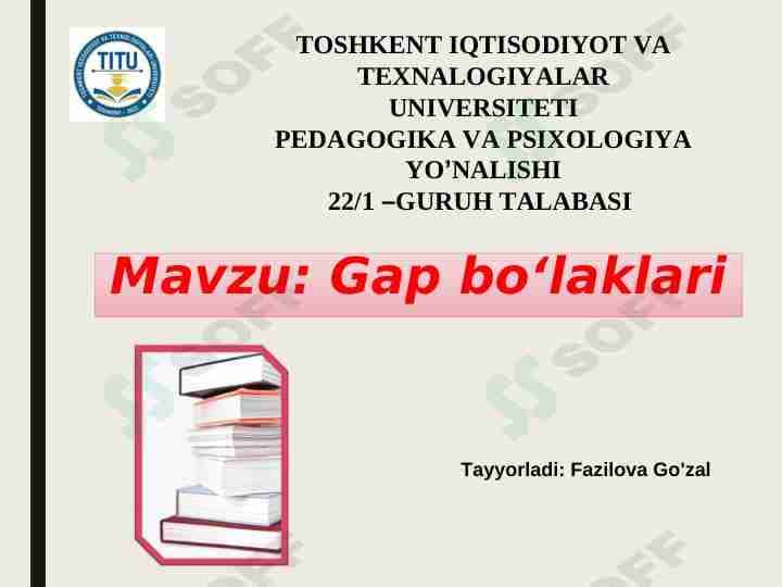 Gap bo'laklari