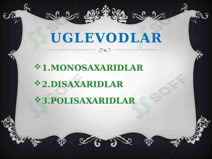 UGLEVODLAR