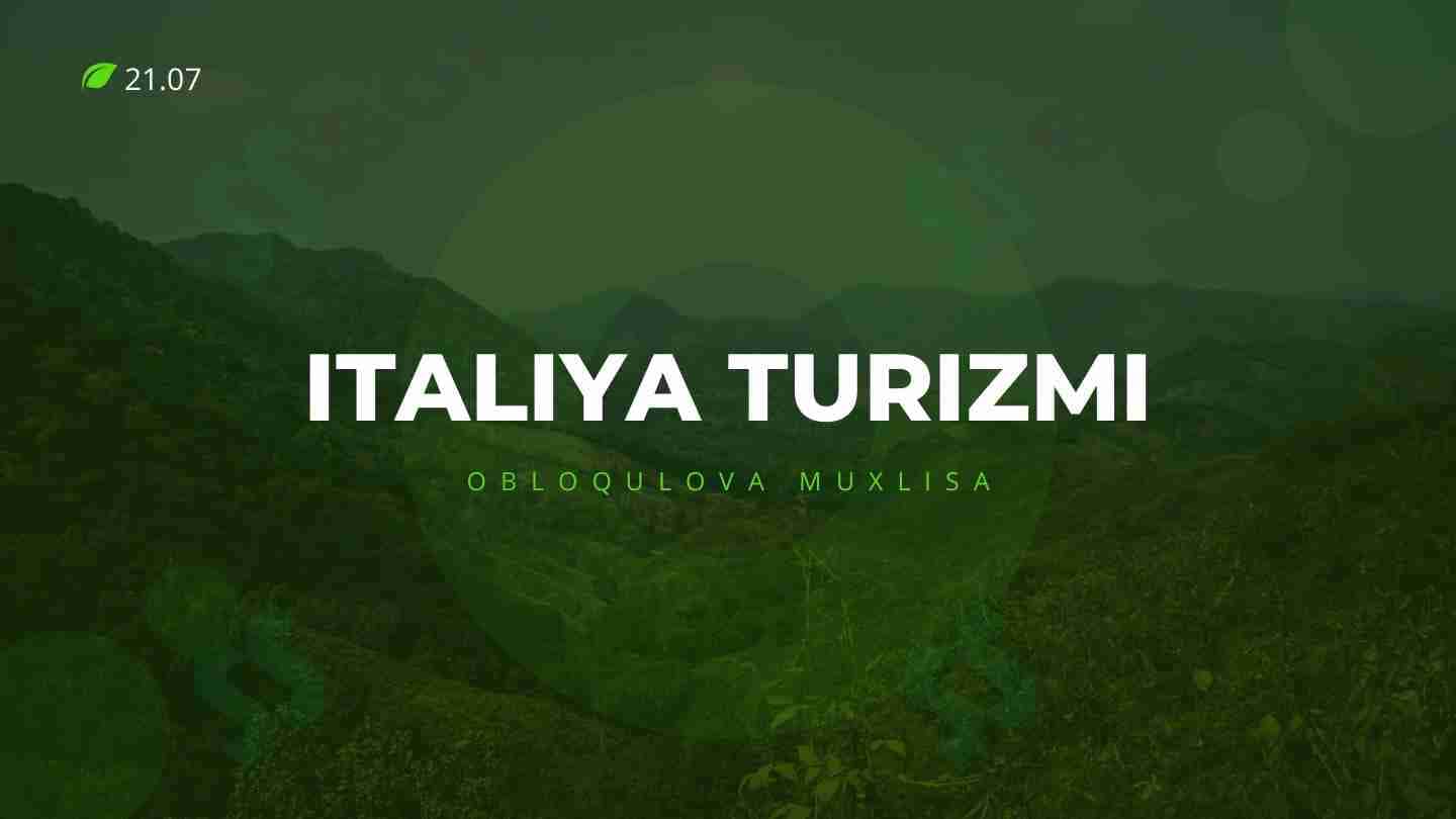 Italiya turizmi