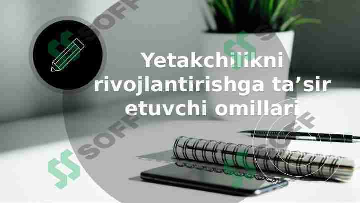Yetakchilikni rivojlantirishda ta'sir etuvchi omillar