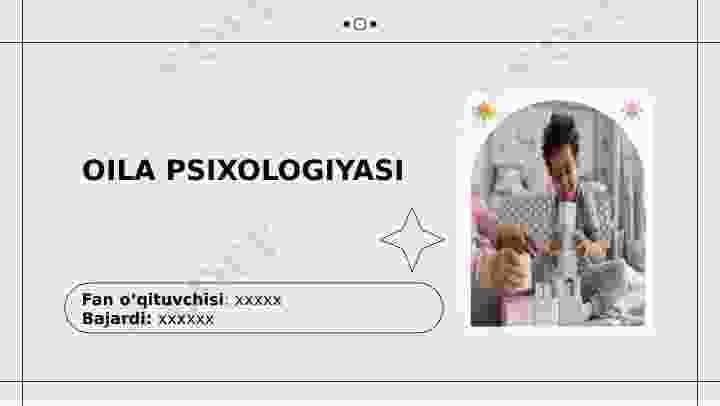 Oila psixologiyasi