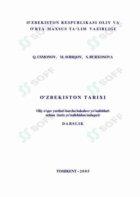 O'zbekiston tarixi