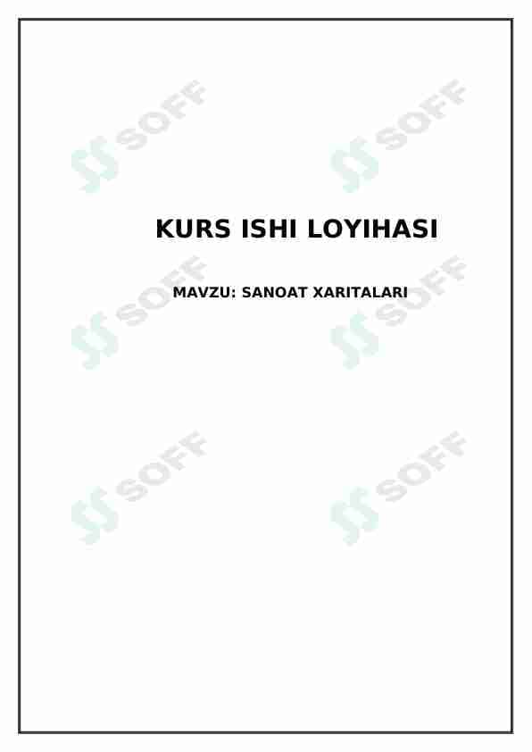 Sanoat xaritalari