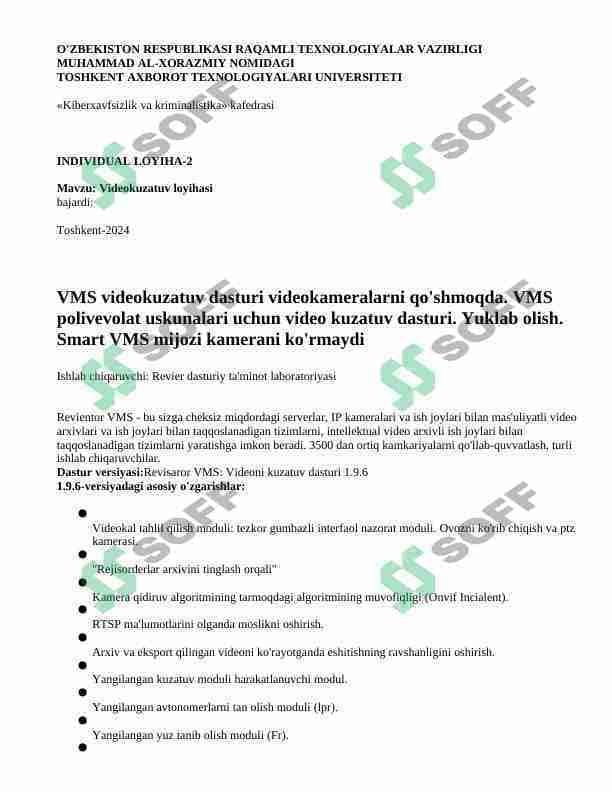 Videokuzatuv loyihasi