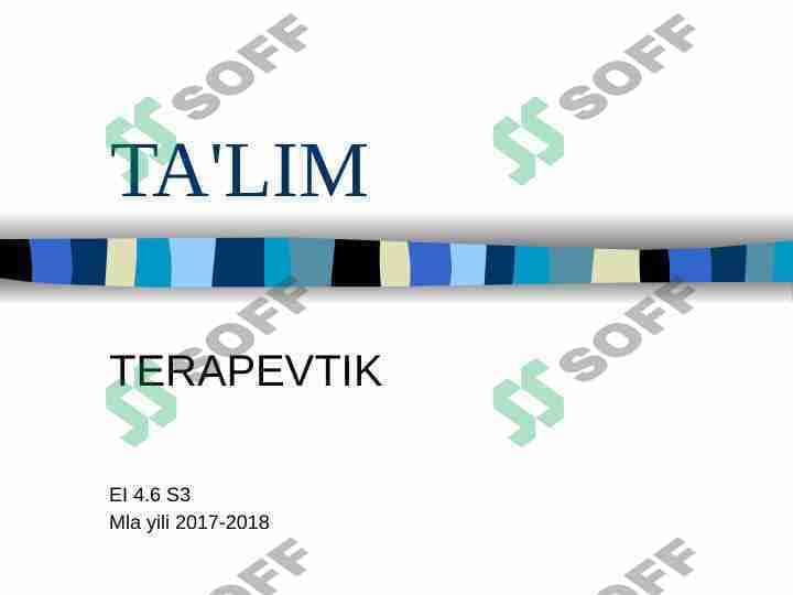 gospital pedagogika