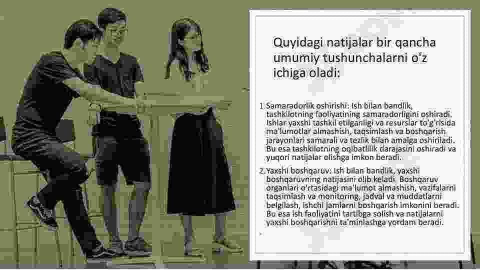 ish bilan bandlik