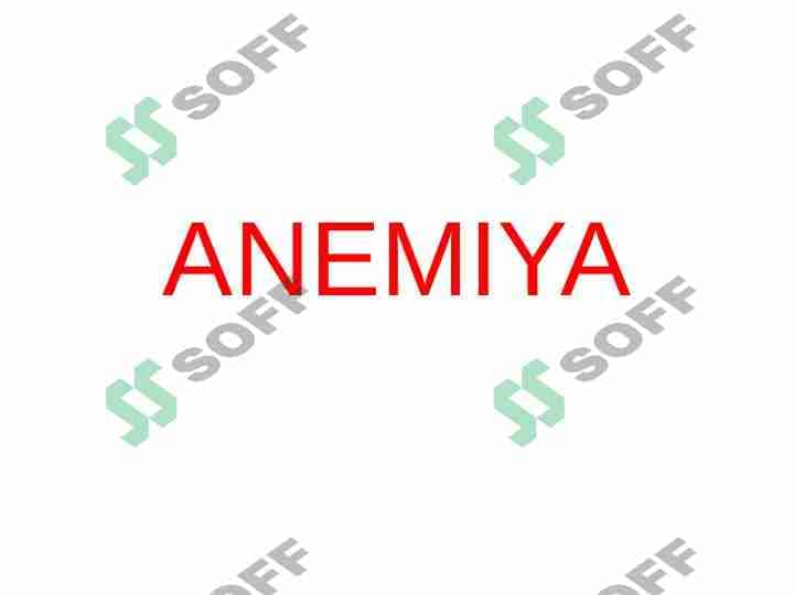 Anemiya