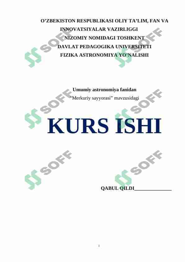 merkuriy sayyorasi