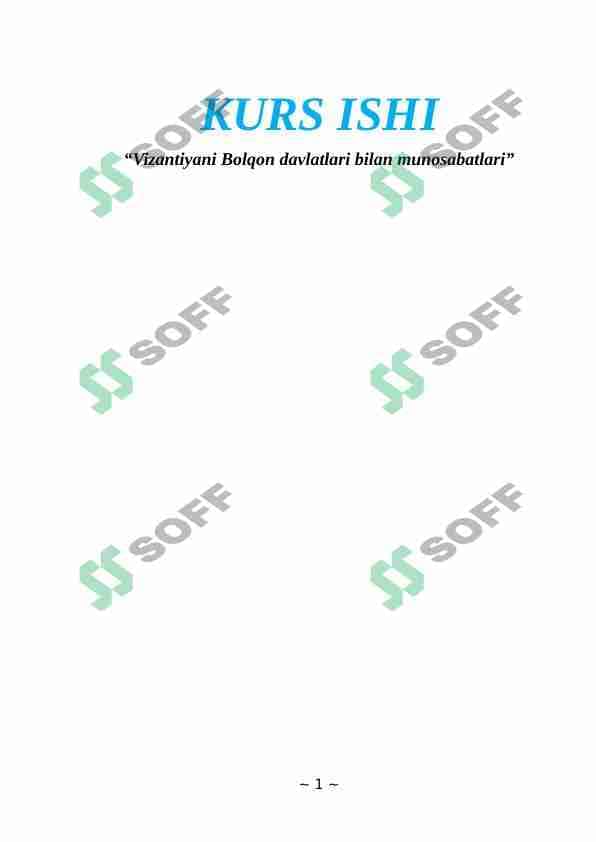 Vizantiyani Bolqon davlatlari bilan munosabatlari