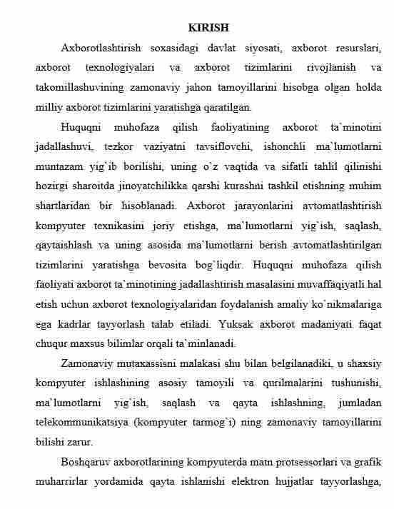Ma'naviy tahdidlardan himoyalanish choralari