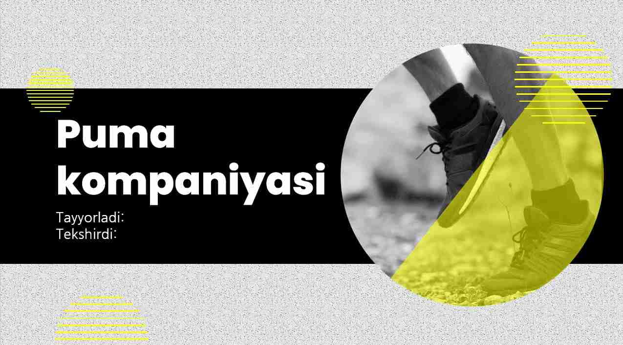Puma kompaniyasi marketing