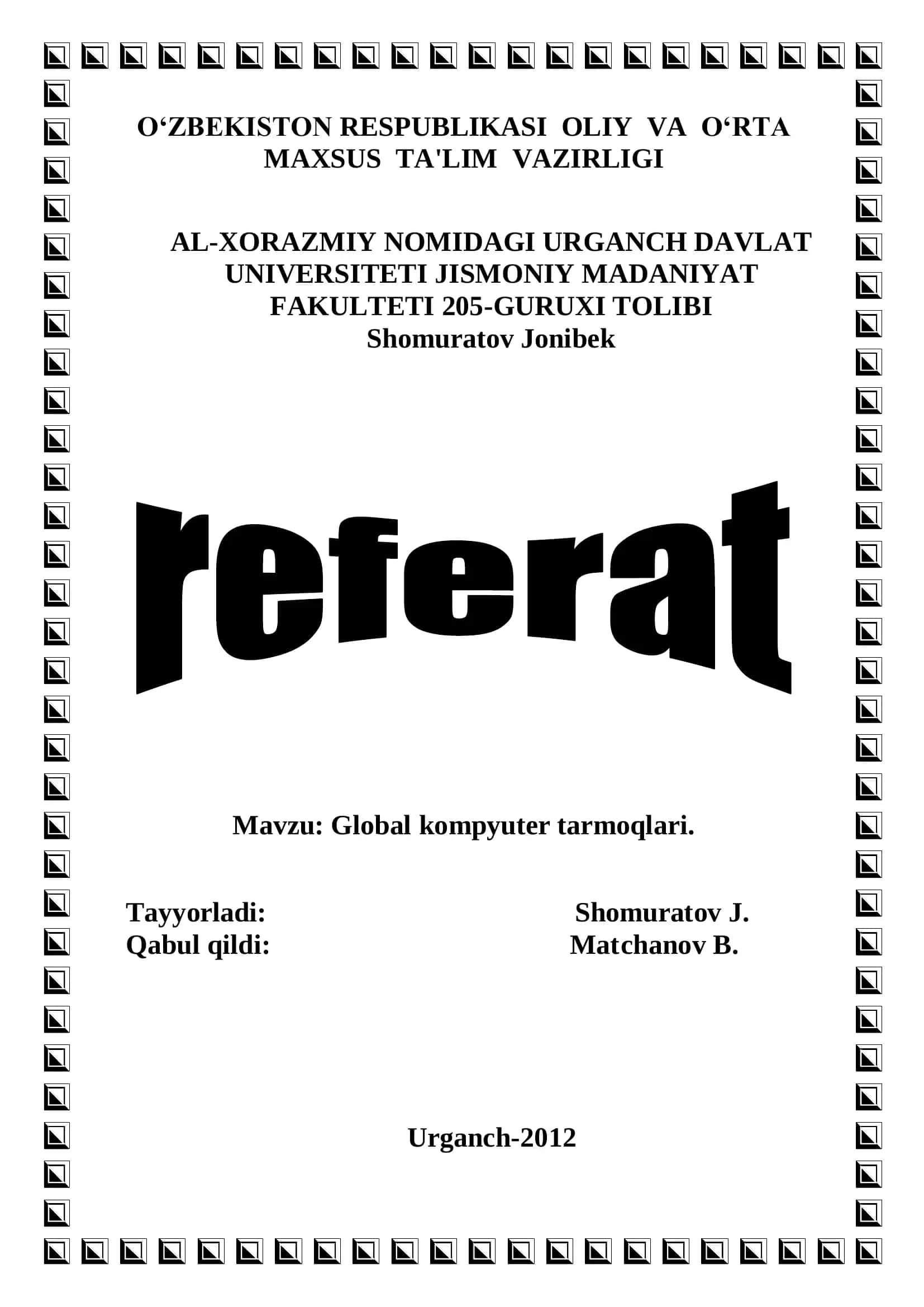 Global kompyuter tarmoqlari