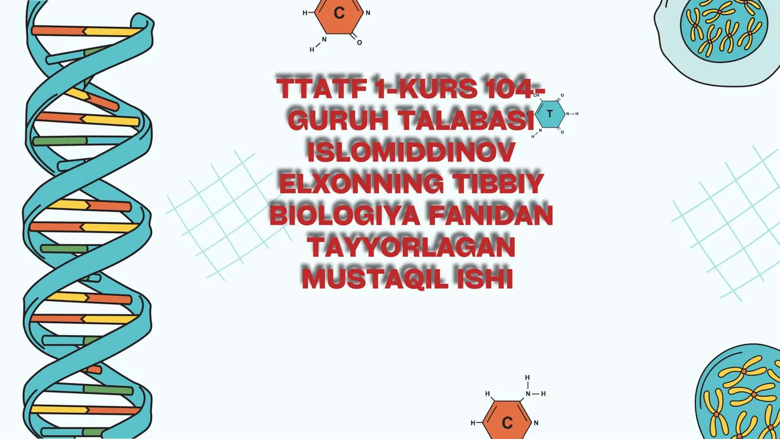 IRSİY KASALLIKLAR: TASNIFI, PAYDO BOʻLISH MEXANIZMLARI, DIAGNOSTIKA VA OLDINI OLISH USULLARI