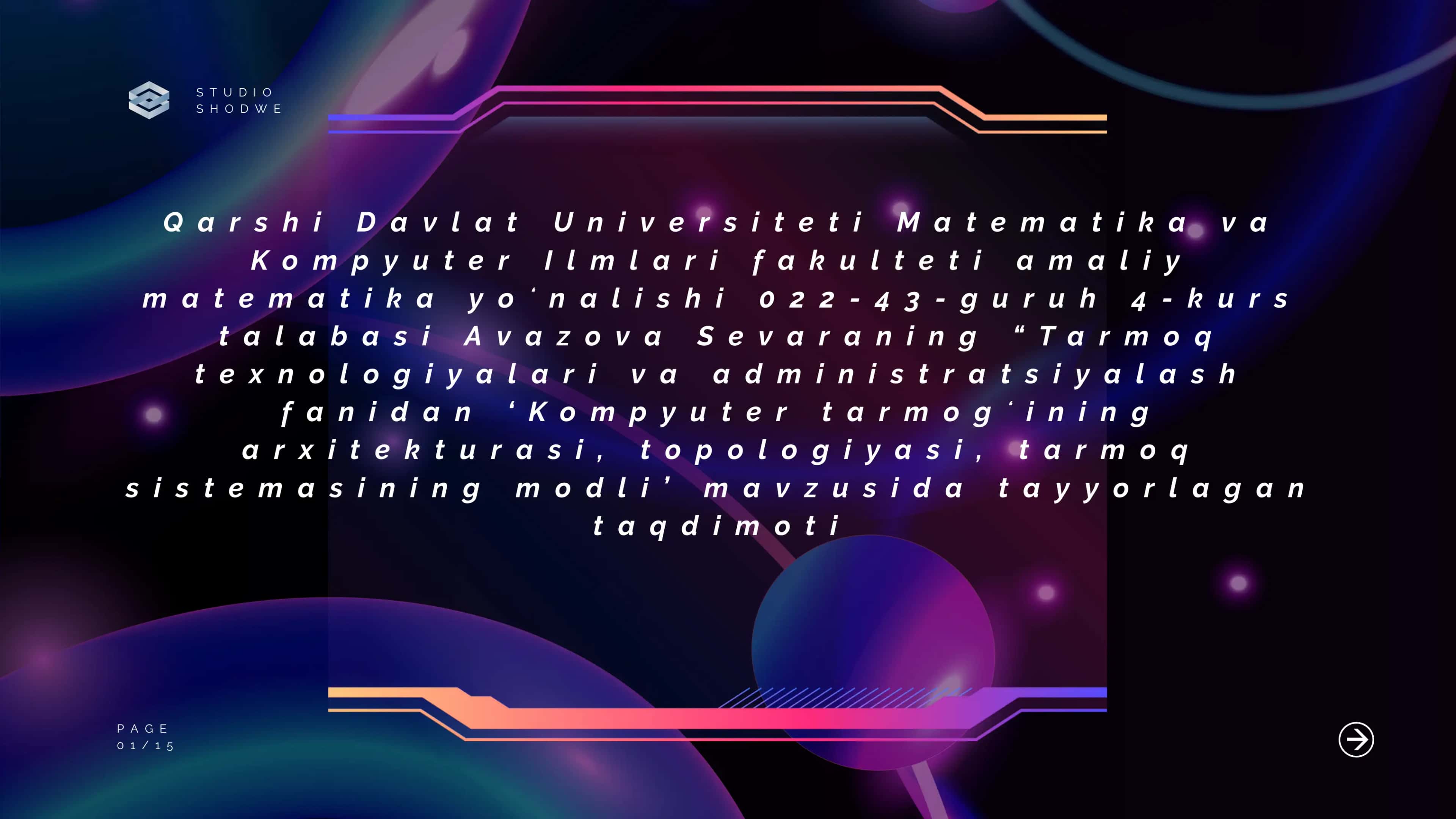 Kompyuter tarmoqlarining arxitekturasi