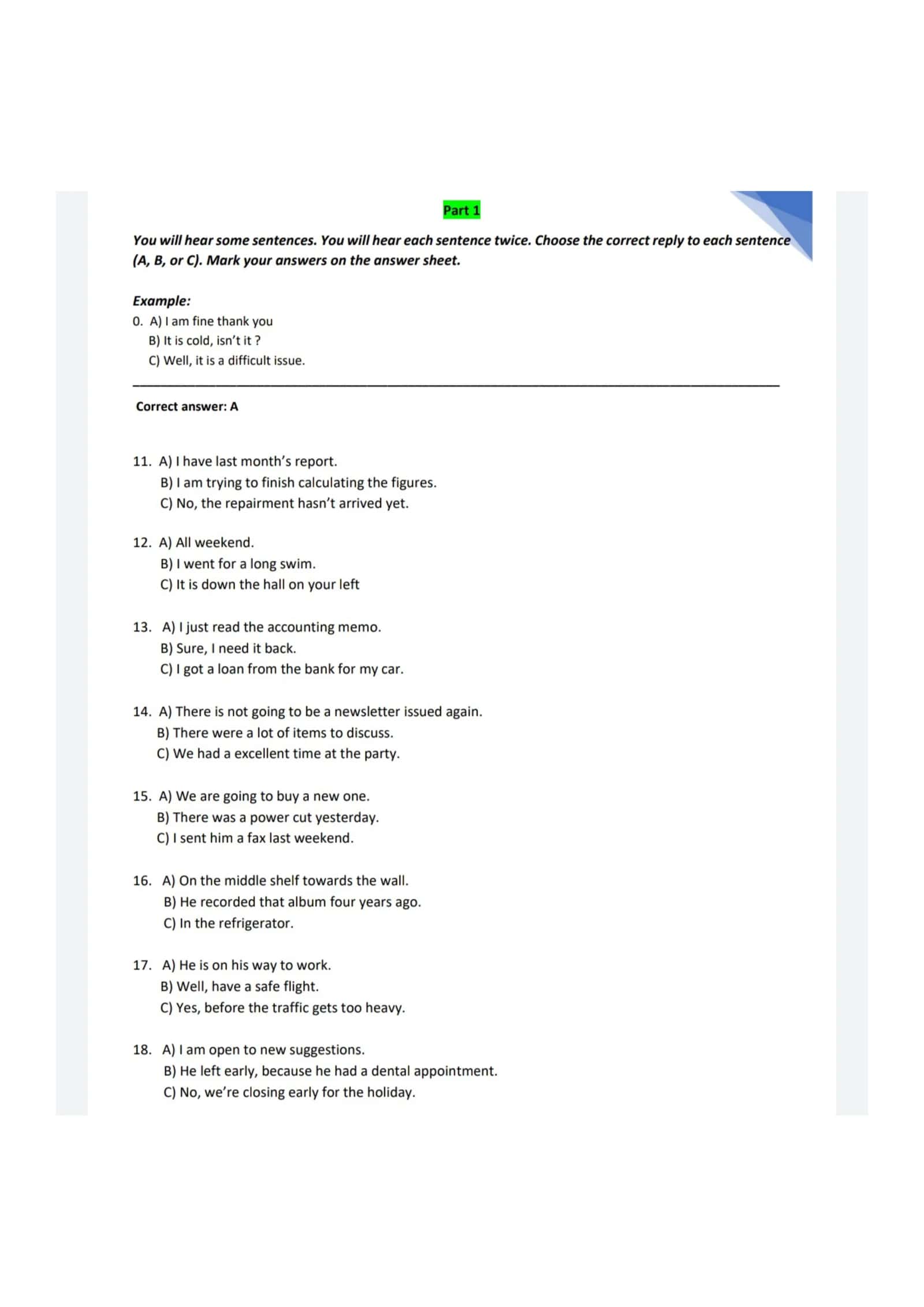 Multilevel mock