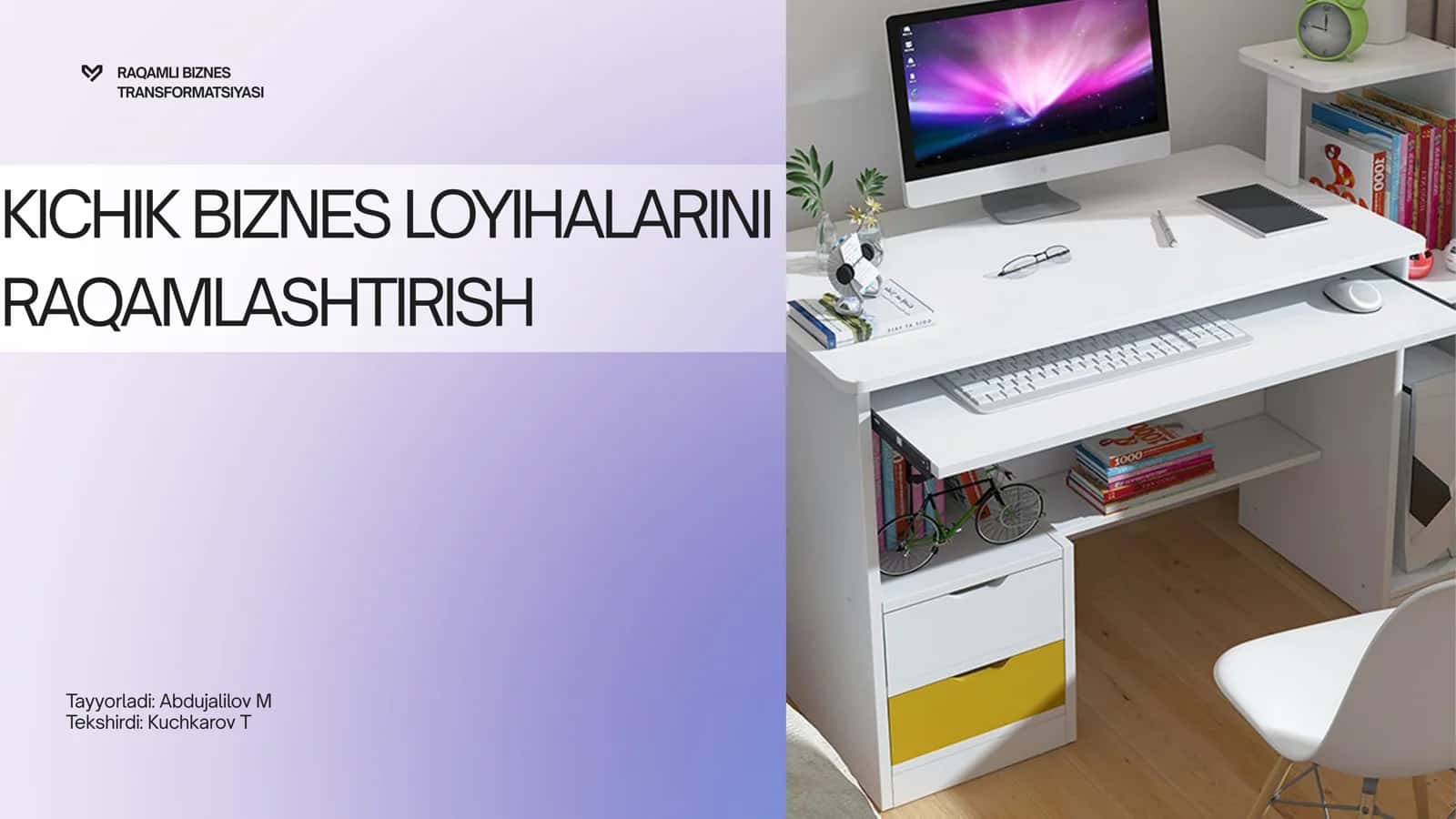 KICHIK BIZNES LOYIHALARINI RAQAMLASHTIRISH