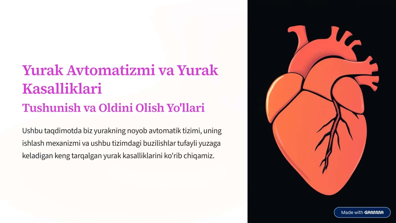 Yurak Avtomatizmi va Yurak Kasalliklari