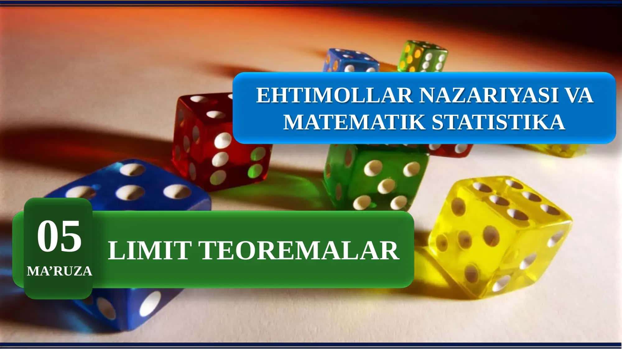 Limit teoremalar