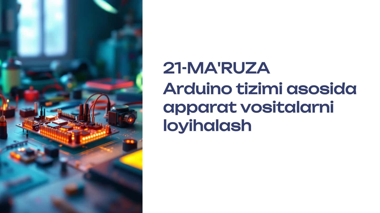 Arduino tizimi asosida apparat vositalarni loyihalash