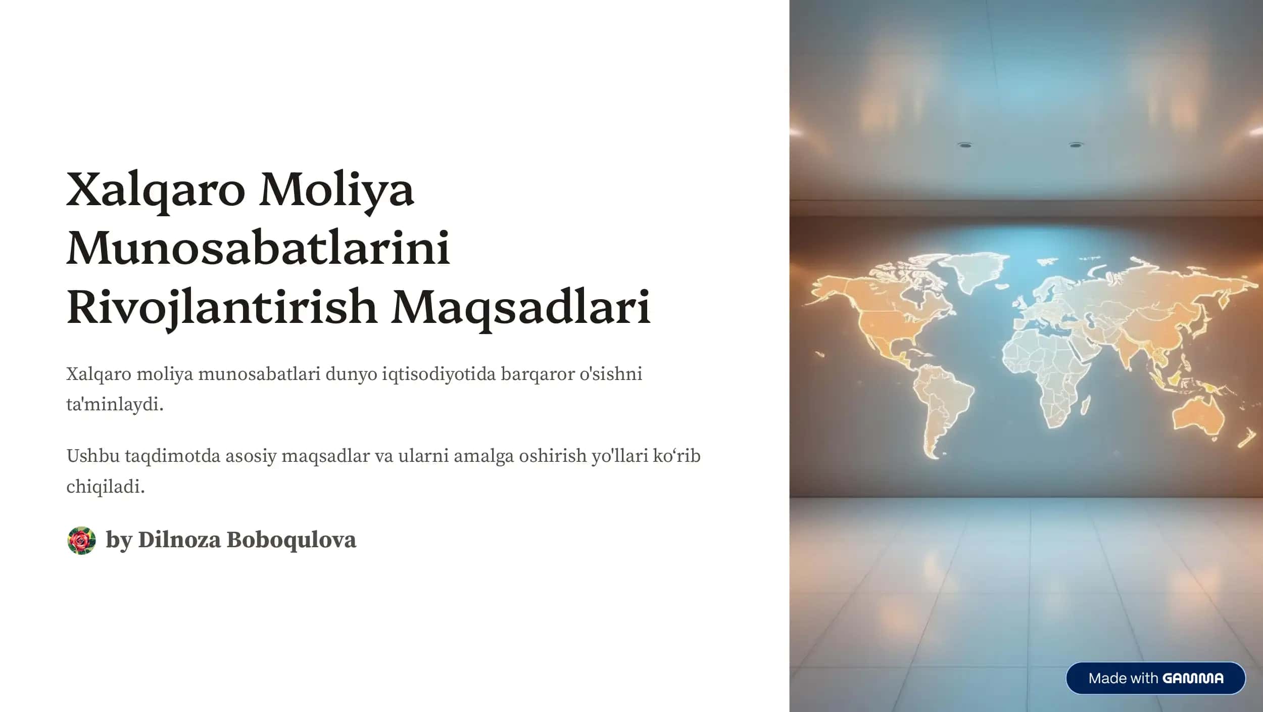 Xalqaro Moliya
