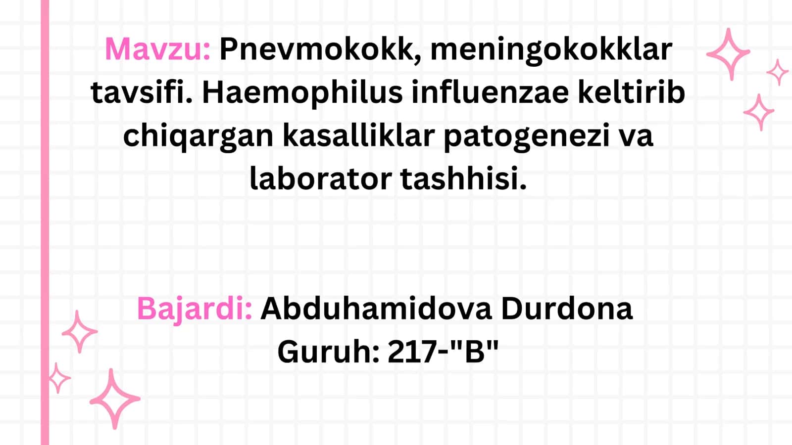 Mikrobiologiya mustaqil ish
