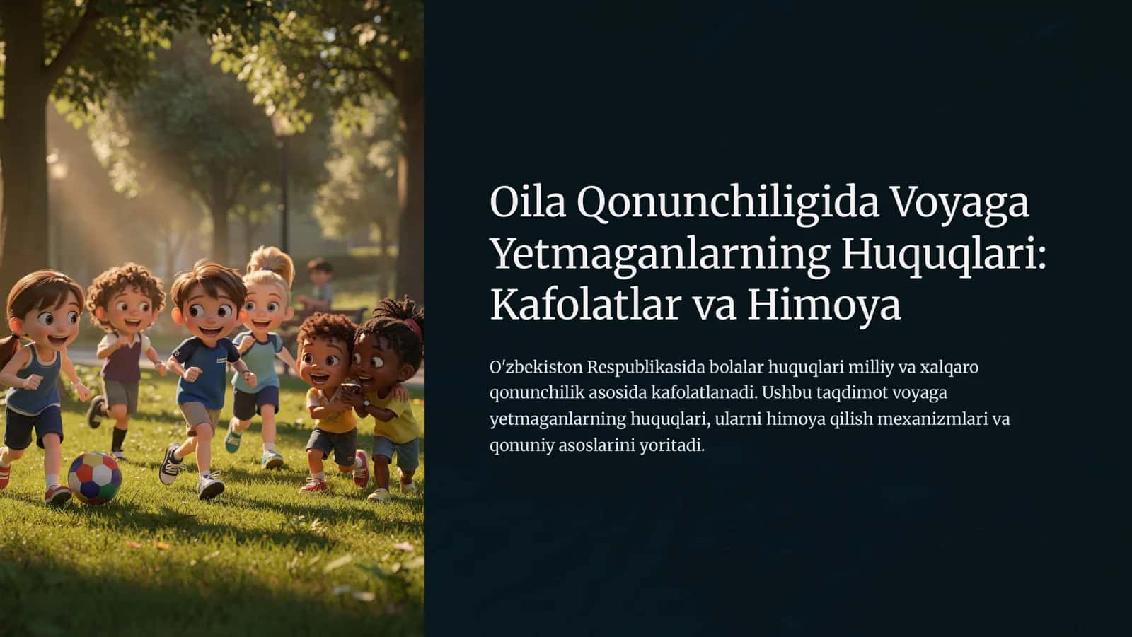 Boshlang'ich ta'limda huquqiy tarbiya