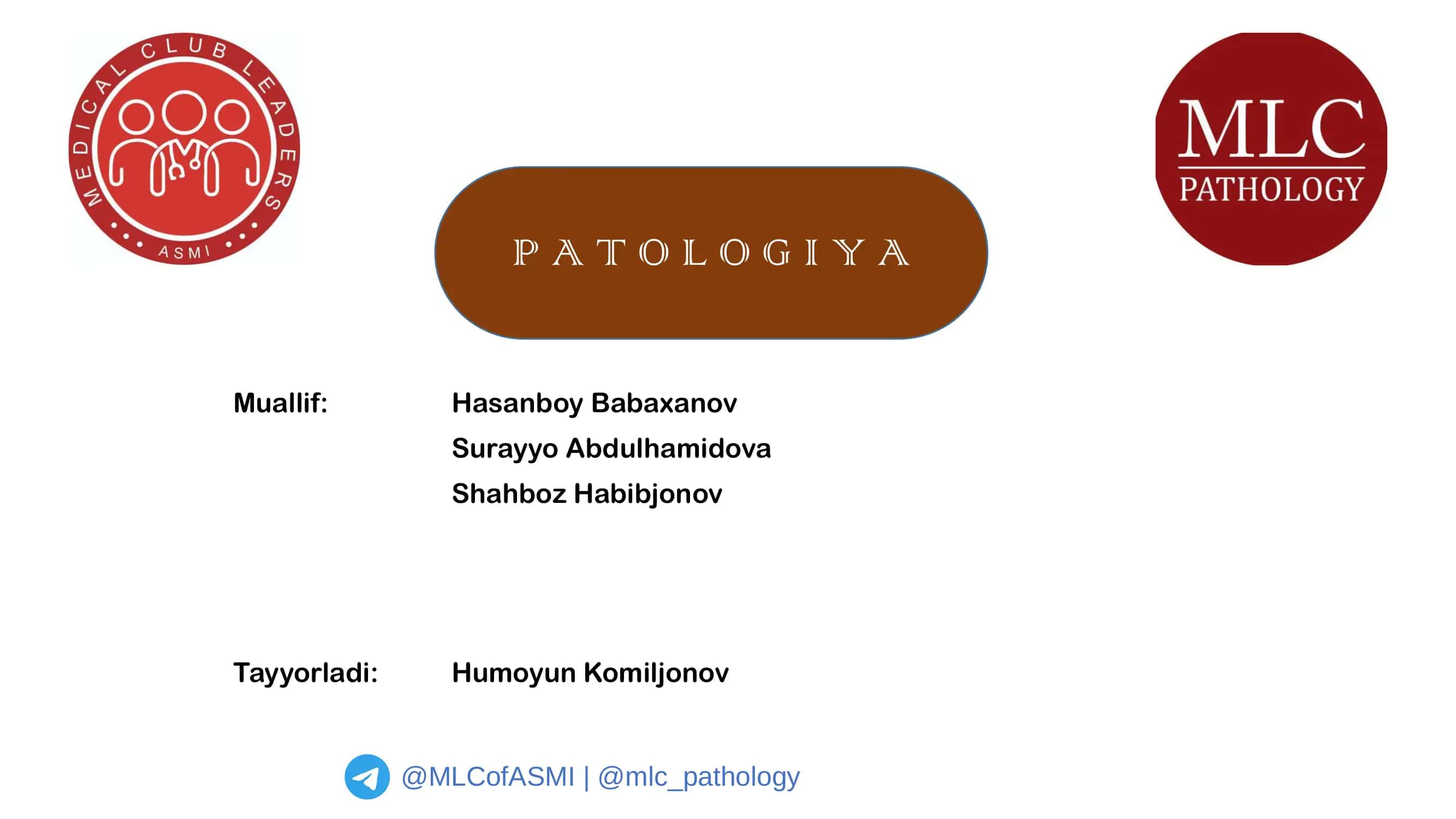 GEMOSTAZ PATOLOGIYASI