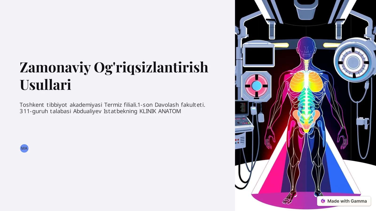 Og'riqni kamaytirish usullari