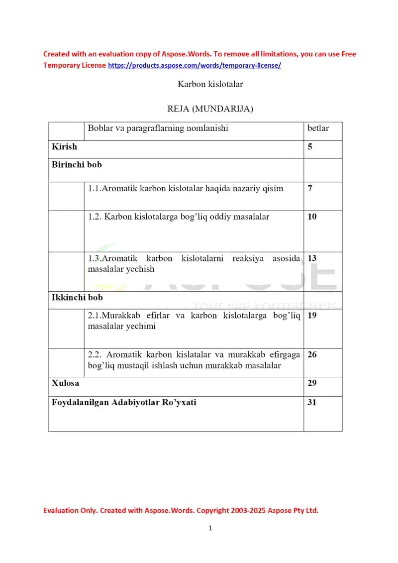 Karbon kislotalar