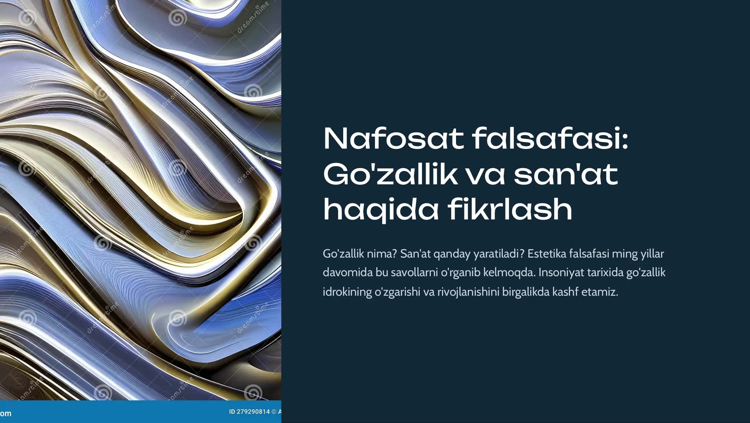 Nafosat falsafasi (Estetika)