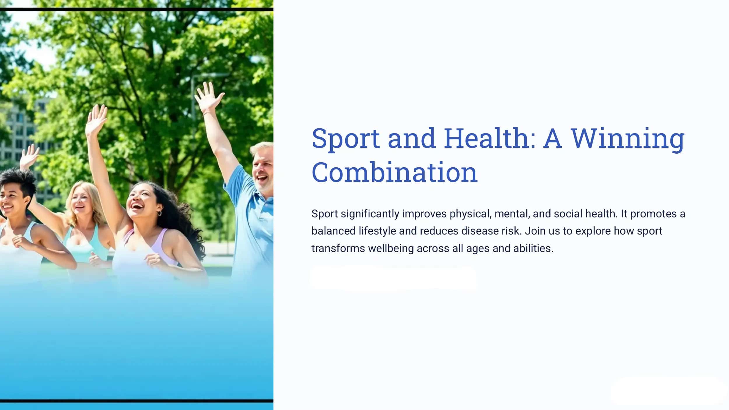 Sport and Health