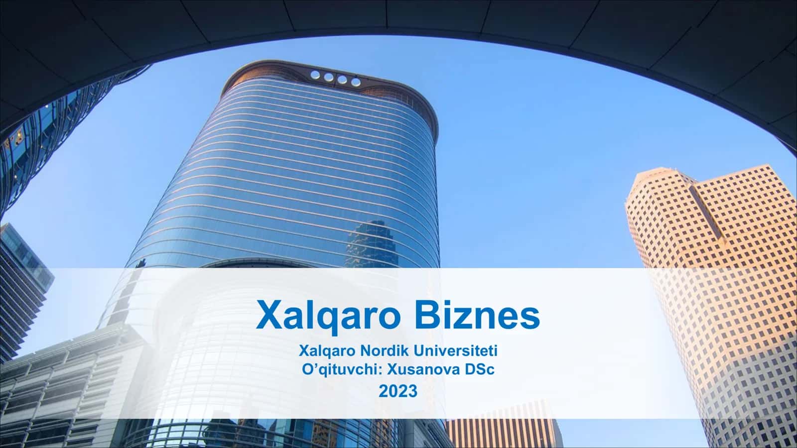Xalqaro Biznes