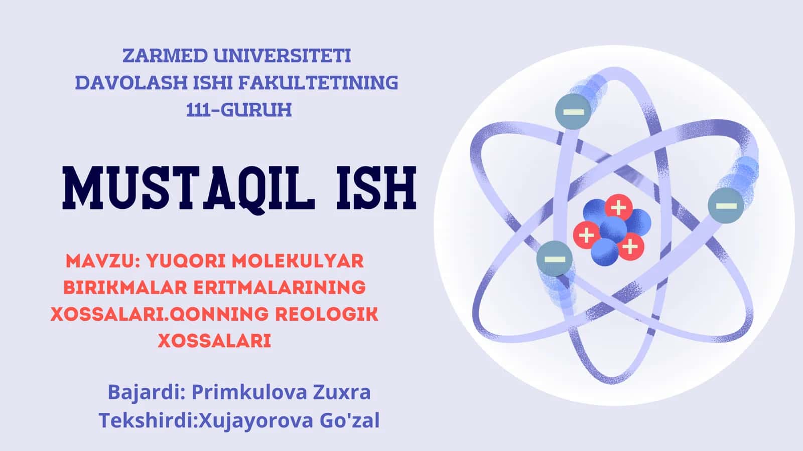 Yuqori Molekulyar Birikmalar Eritmalari