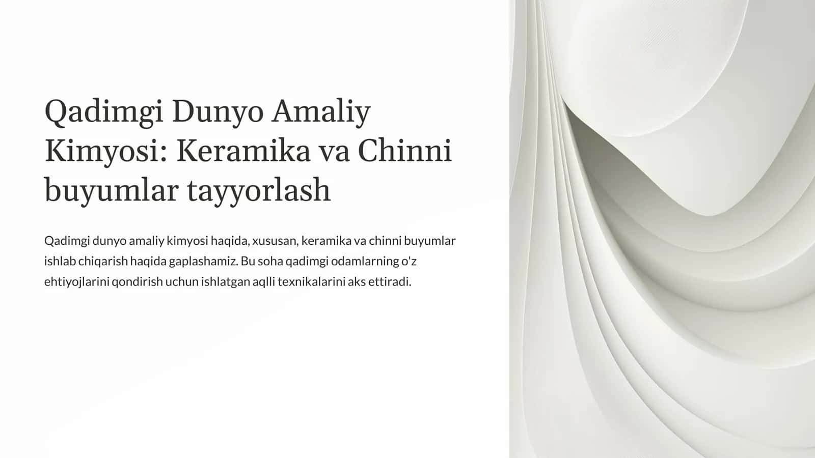 Qadimgi Dunyo Amaliy