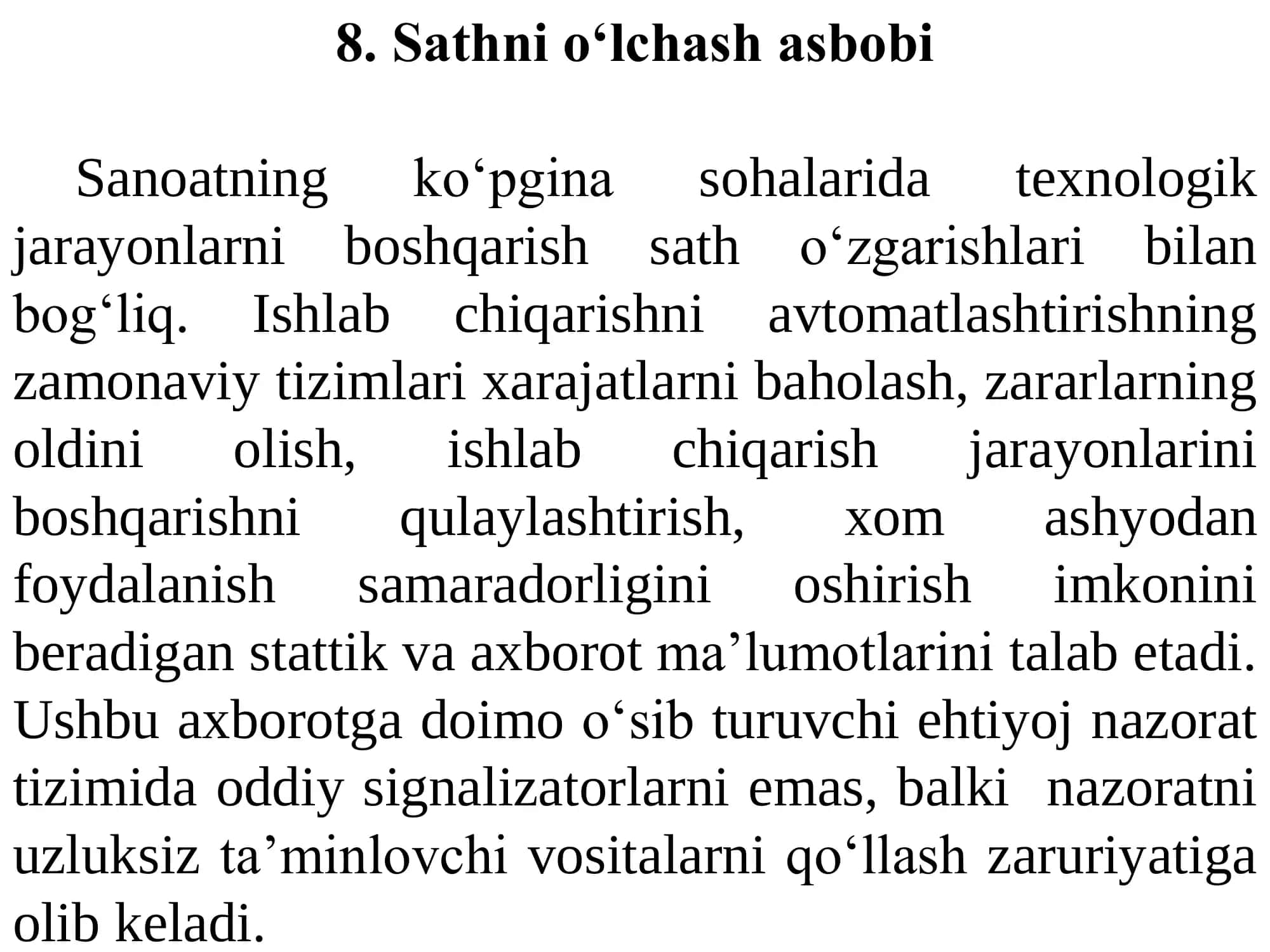 Sathni o‘lchash asboblari