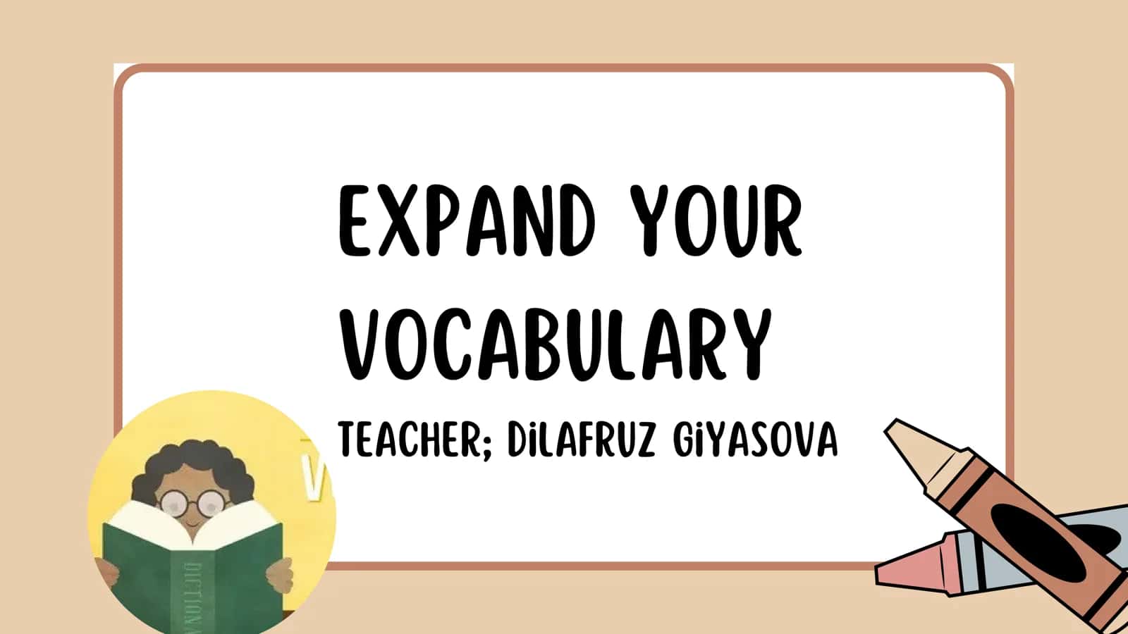 expand your vocabulary