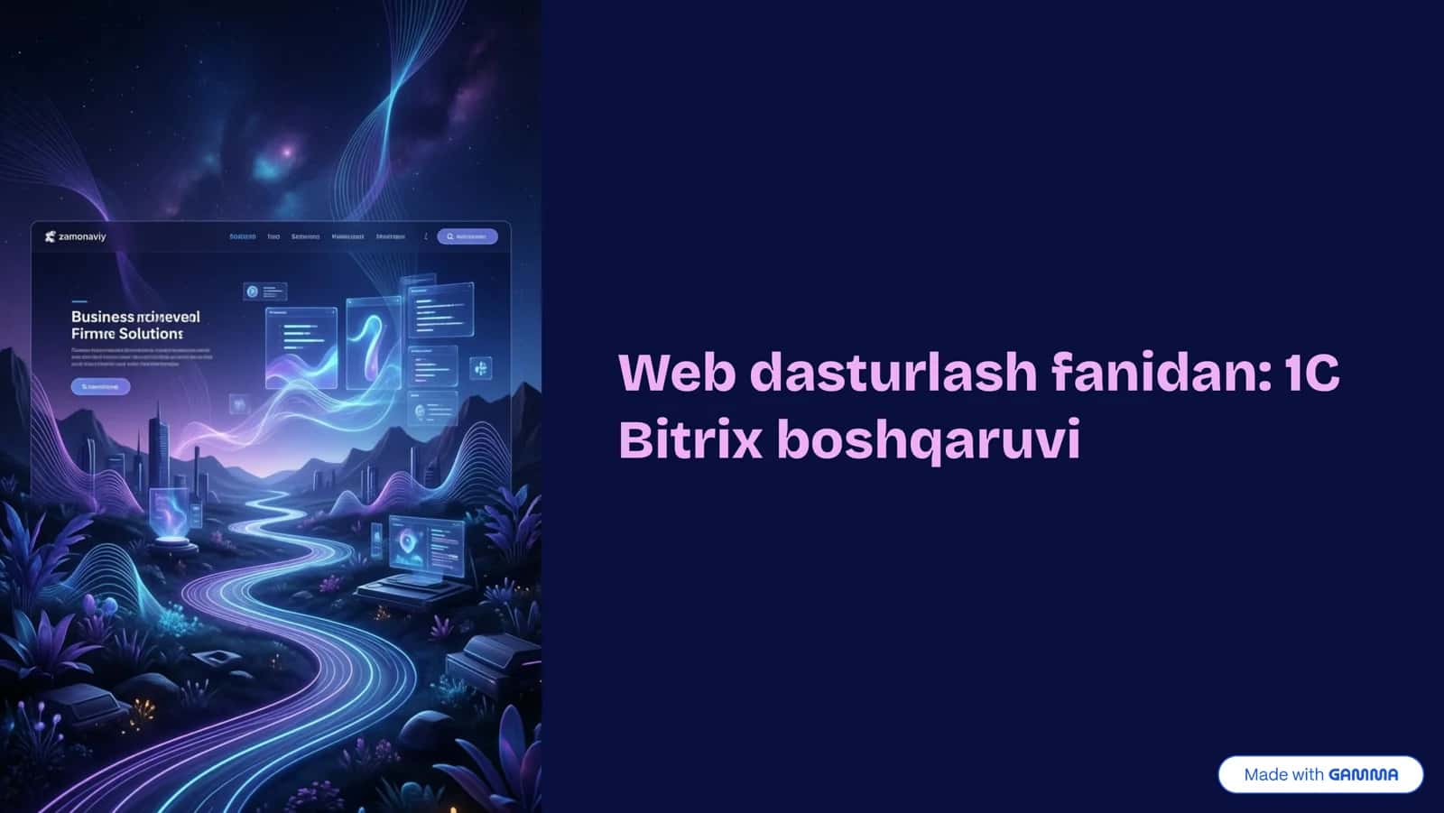 1C Bitrix boshqaruvi
