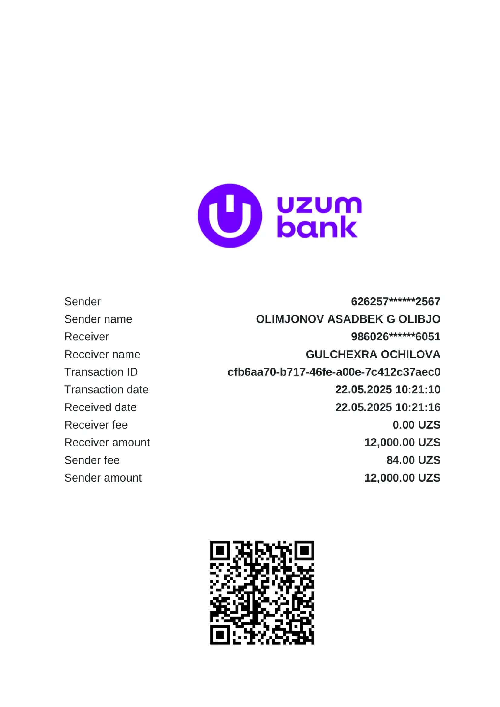 Transaction Details