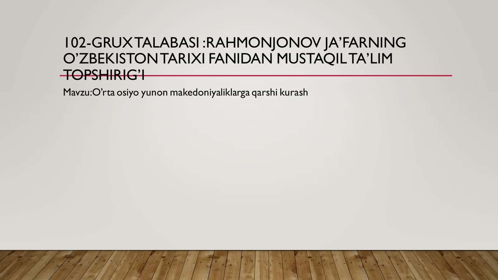 O'rta osiyo aholisining yunon-makedonlarga qarshi kurashi