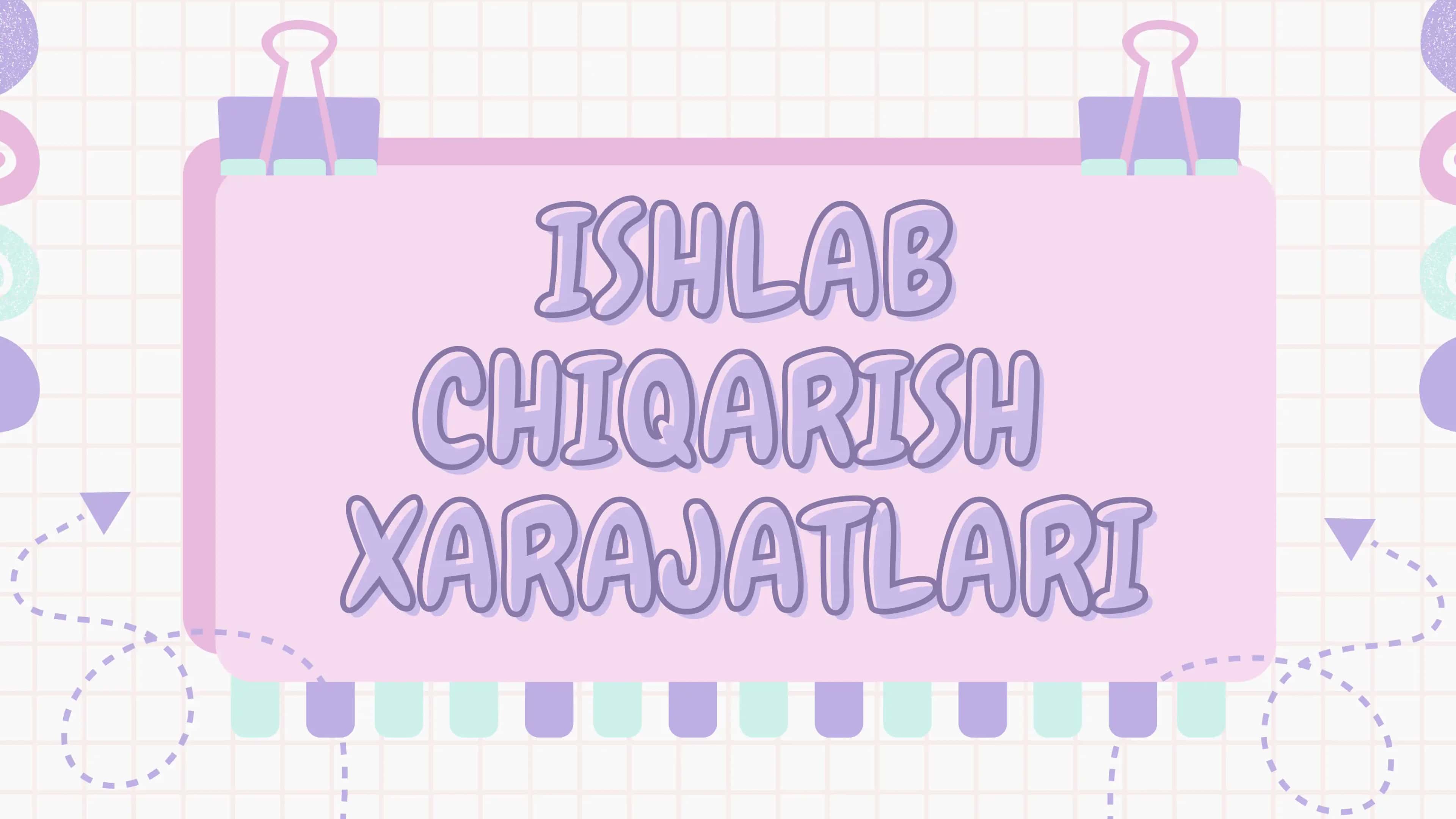 Ishlab chiqarish xarajatlari