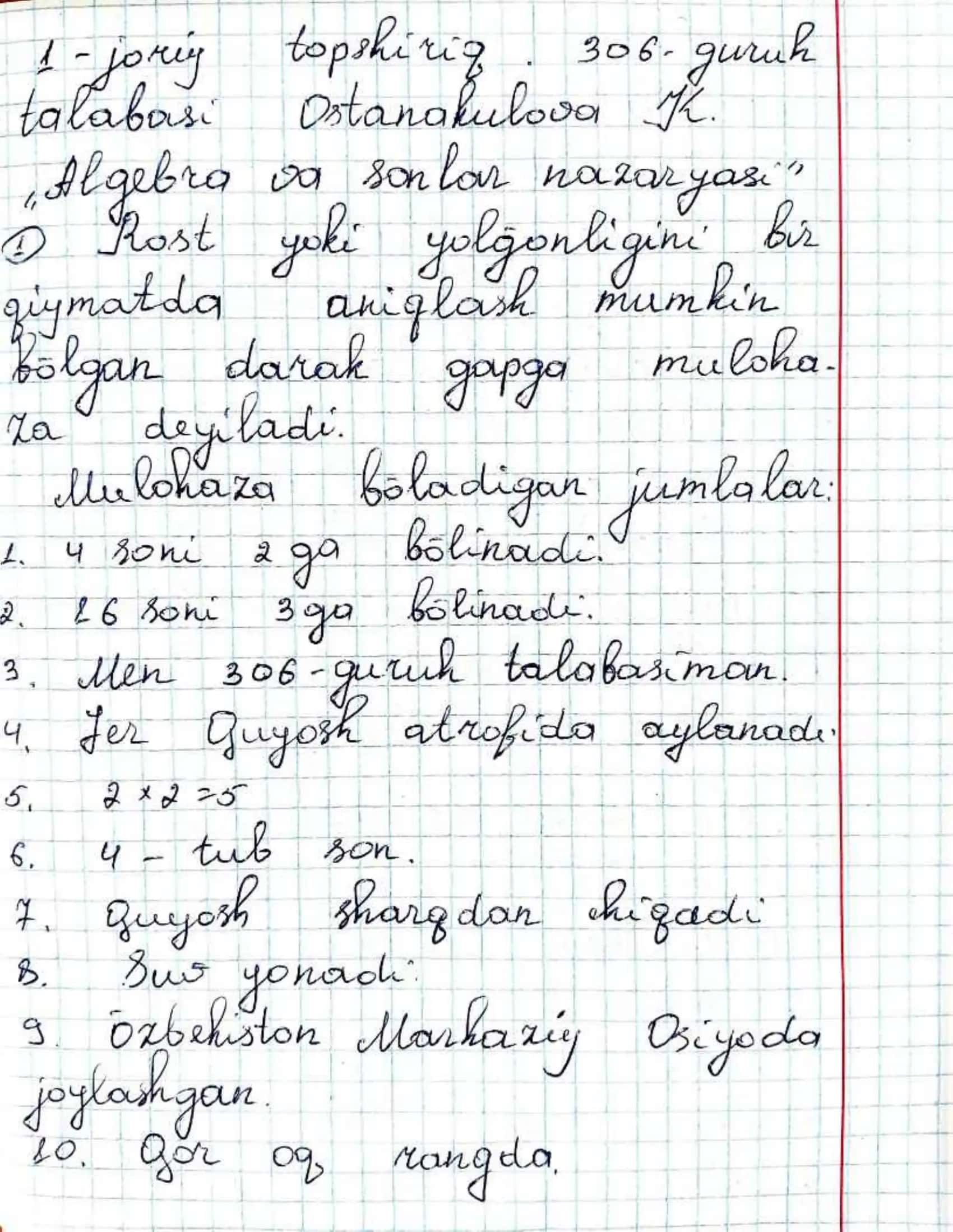 Mulohazalar