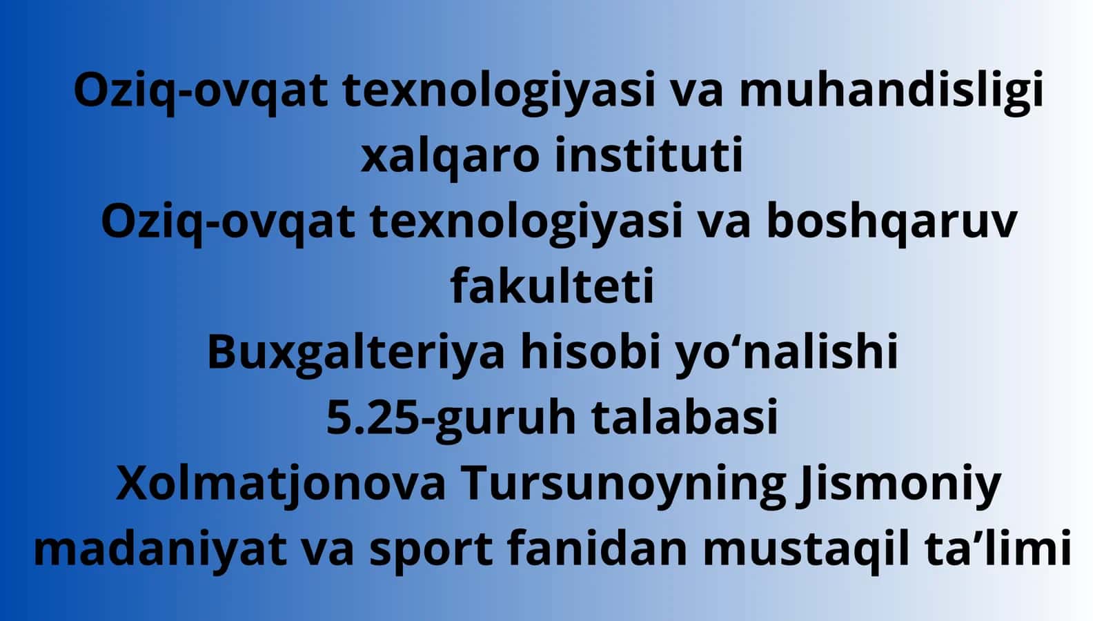 SPORT ORQALI YOSHLARNI TARBIYALASH