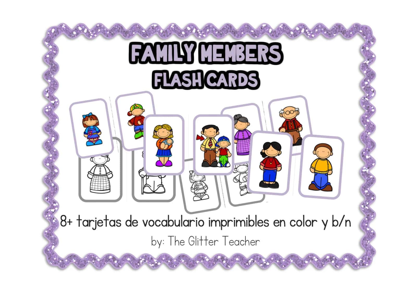 FAMILY MEMBERS FLASH CARDS