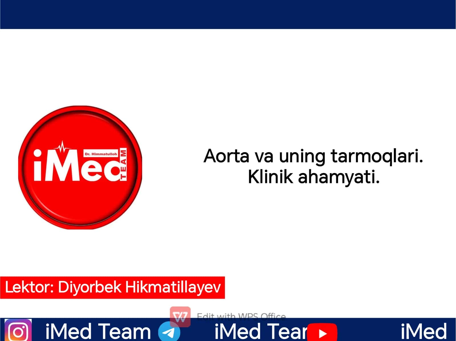Aoa va uning tarmoqlari. Klinik ahamiyati