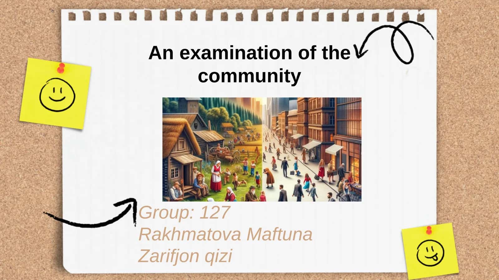 An examination of the community
