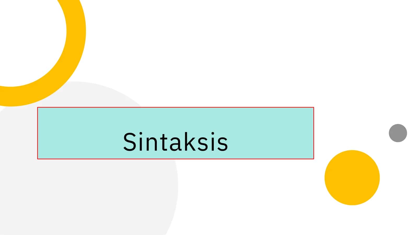 SINTAKSIS