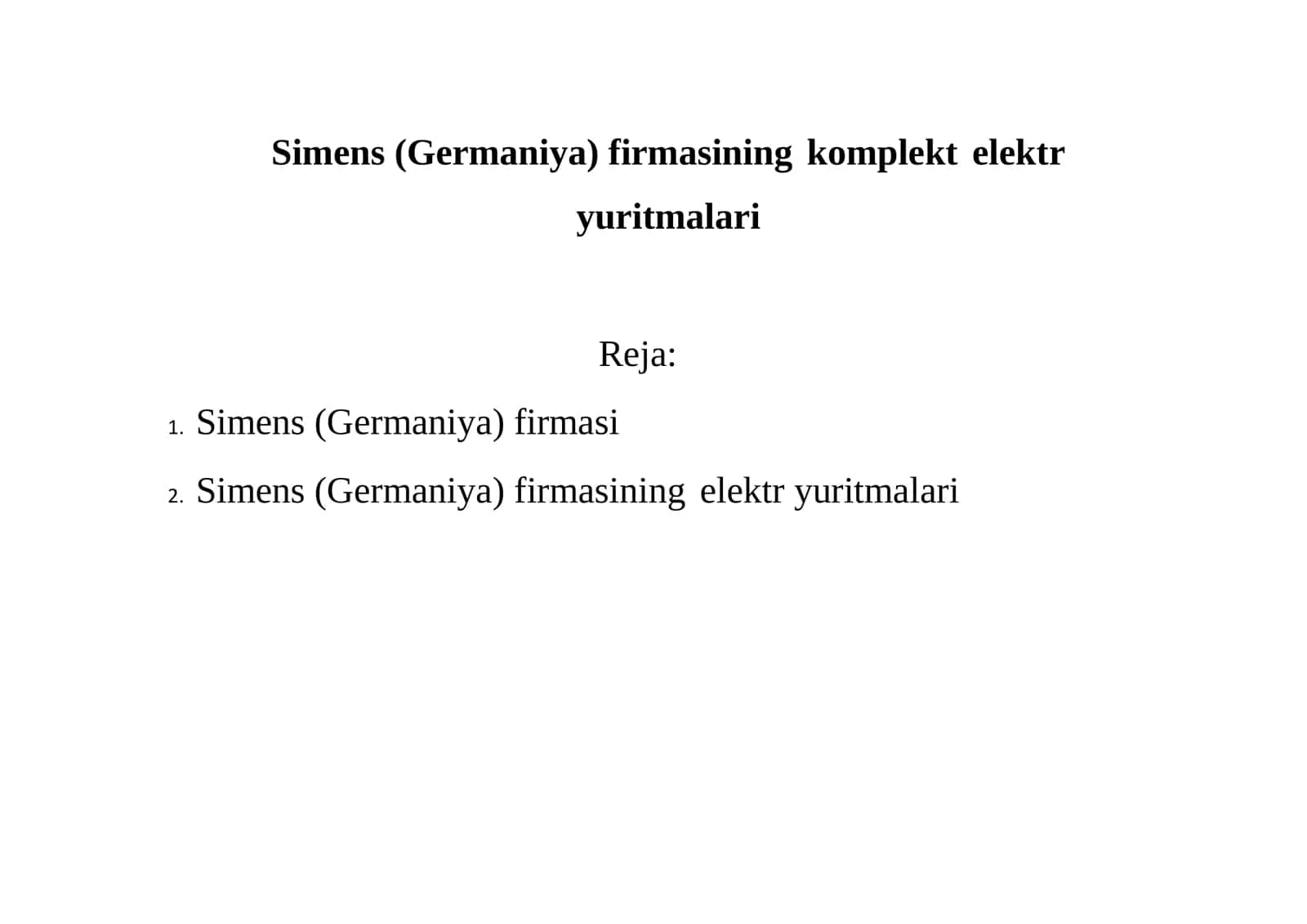 Simens elektr motorlari